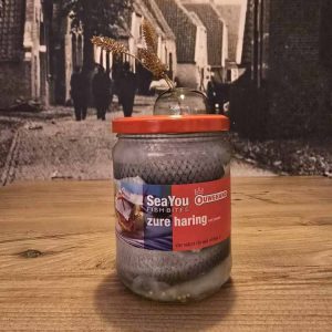 Grote pot zure haring